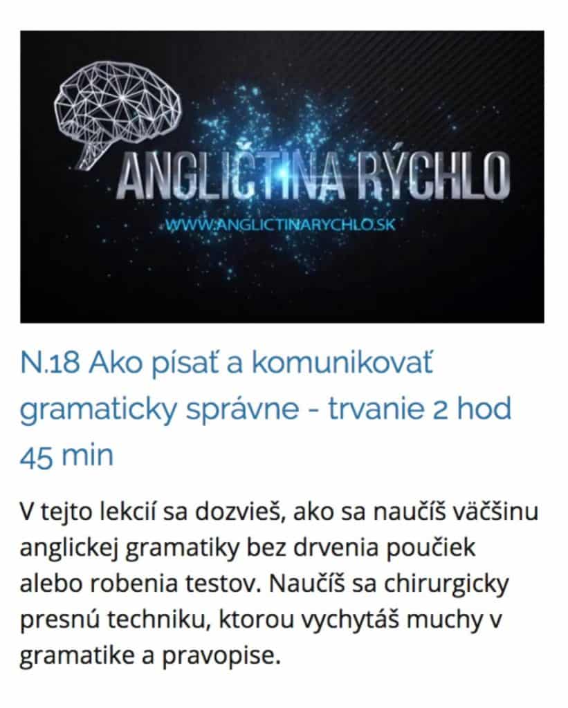 Angličtina Rýchlo Reference